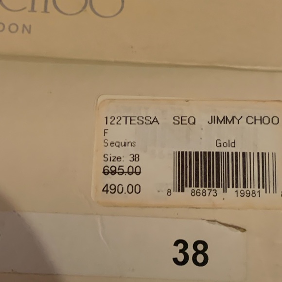 Gold sequins pumps from Jimmy! - Picture 7 of 7